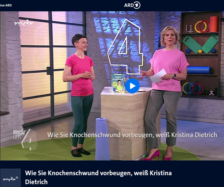 Kristina als Expertin im ARD Mittagsmagazin & im MDR