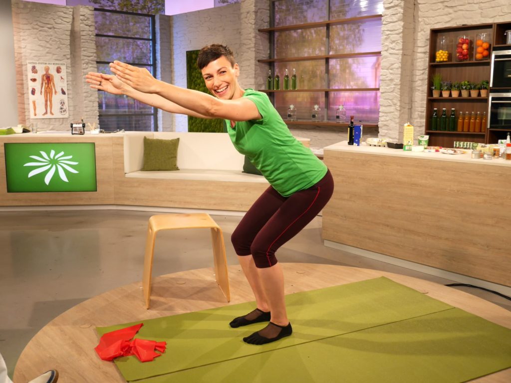 MDR Hauptsache Gesund: Mattenübung (Presse)